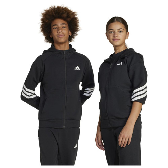 Adidas Παιδική ζακέτα Future Icons 3-S Full-Zip Hooded
